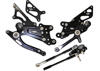 Black Adjustable Rearsets - For 07+ Honda CBR600RR Black Adjustable Rearsets - For 07+ Honda CBR600RR