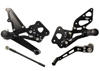 Black Adjustable Rearsets - For 06-09 Suzuki GSXR600/750 Black Adjustable Rearsets - For 06-09 Suzuki GSXR600/750
