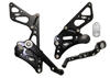 Black Adjustable Rearsets - For 11-17 Suzuki GSXR600/750 Black Adjustable Rearsets - For 11-17 Suzuki GSXR600/750