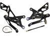 Black Adjustable Rearsets - For 05-08 Kawasaki ZX6R Black Adjustable Rearsets - For 05-08 Kawasaki ZX6R
