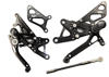Black Adjustable Rearsets - For 06-07 Kawasaki ZX10R Black Adjustable Rearsets - For 06-07 Kawasaki ZX10R