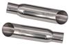 Dual Polished Shorty Slip On Exhaust - For Gen. 2 Suzuki Hayabusa Dual Polished Shorty Slip On Exhaust - For Gen. 2 Suzuki Hayabusa