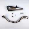 Evo Megaphone Stainless Steel/Carbon Fiber Full Exhaust - for 17-20 Honda Grom