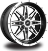 BADLANDS MACHINED WHEEL 12X7 4X110 2+5 BADLANDS MACHINED WHEEL 12X7 4X110 2+5