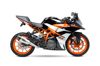 Street Alpha T Stainless Slip On Exhaust - For 17-20 KTM RC390 & 390 Duke