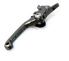 Zeta Pivot CP CNC Shorty Brake Lever Gray Fits KTM Big MX/Enduro Bikes