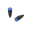 Blue M5x0.8 Fork Air Bleed Valve Set - For Most Japanese Forks Blue M5x0.8 Fork Air Bleed Valve Set - For Most Japanese Forks