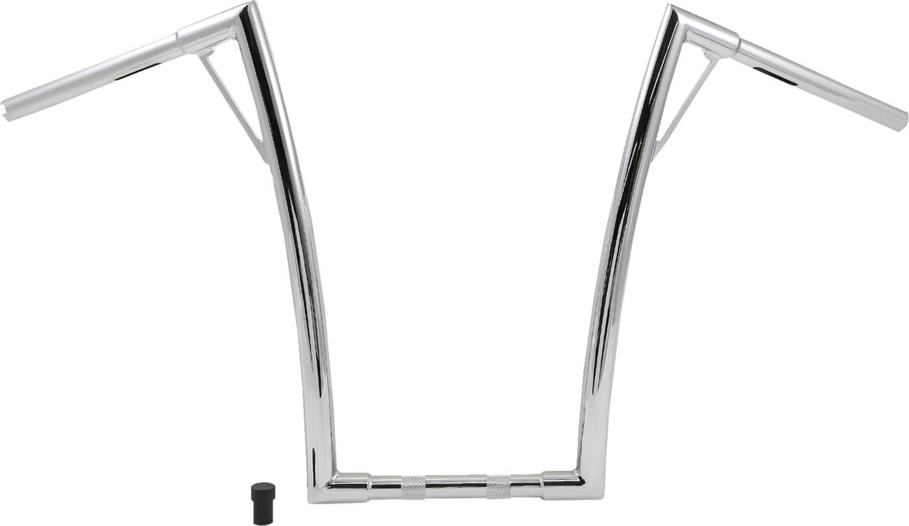 Louie Bar 19in - Chrome - Click Image to Close