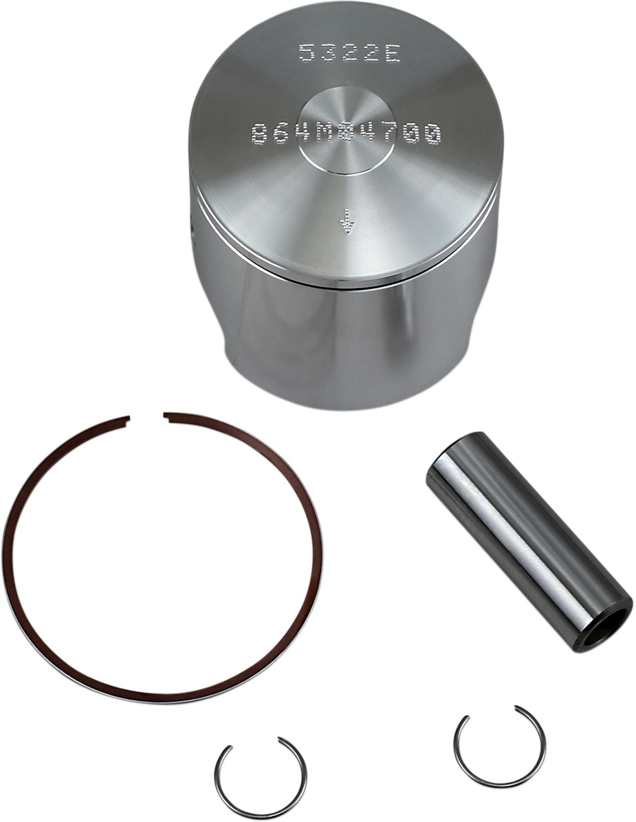 Wiseco Pro-Lite Piston Kit 47.00mm +2.00mm For KTM 65 SX XC 09-18 - Piston kit for KTM 65 SX/XC 2009-2018, 47.00mm bore - Click Image to Close