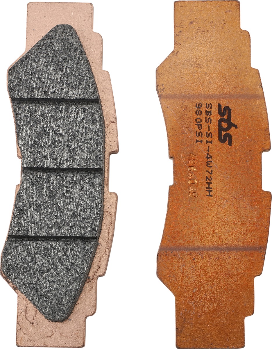 SBS Rear EVO Sintered Brake Pads 980PSI For 16-21 Yamaha Wolverine/YXZ1000R - Click Image to Close