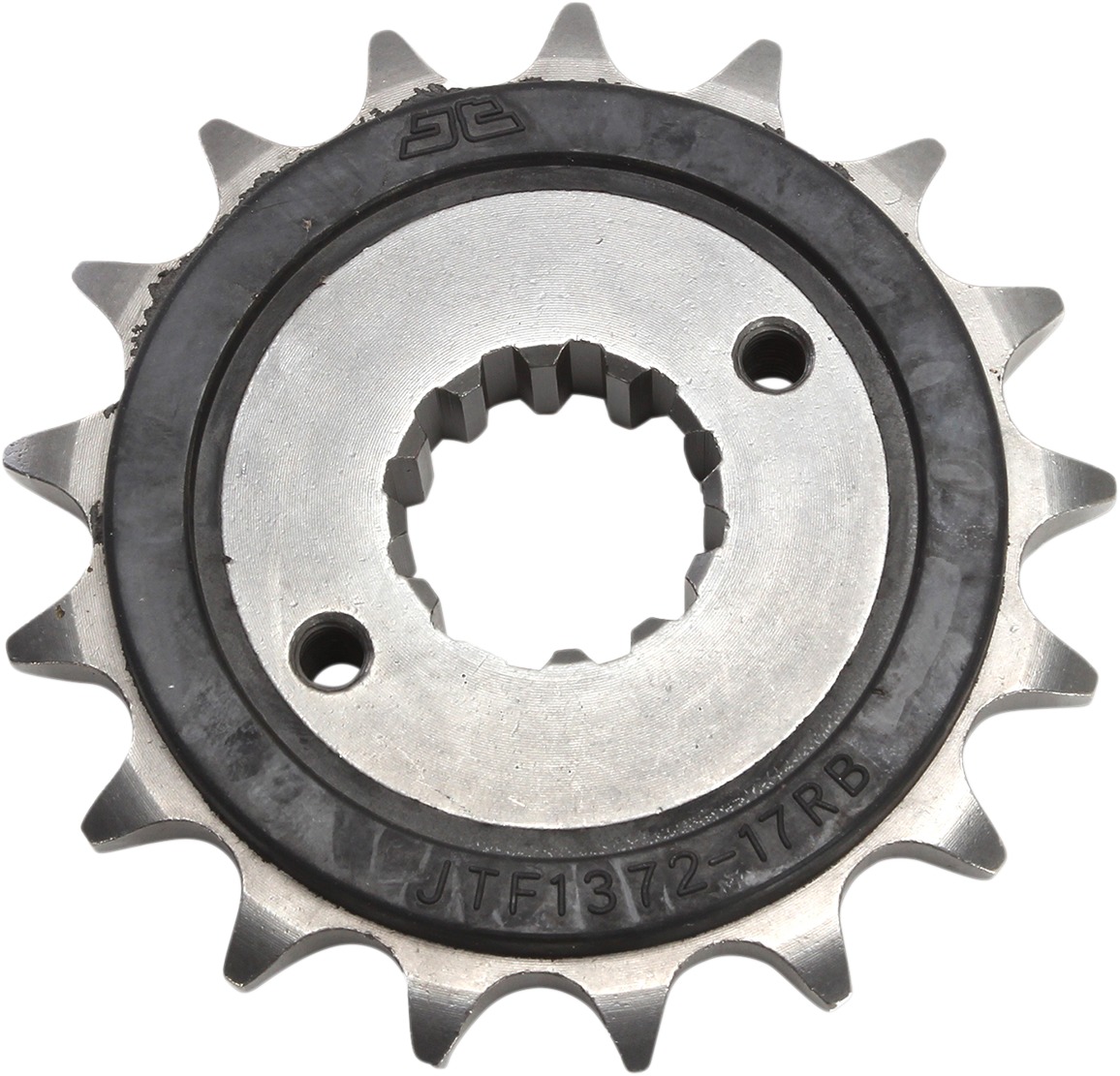 Front Steel Countershaft Sprocket w/ Rubber Damper - 17 Tooth 525 - Click Image to Close