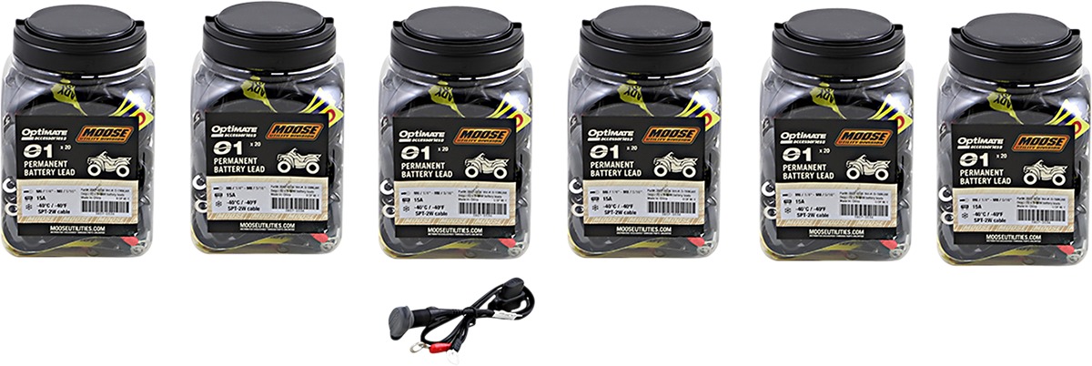 Moose Offroad O1 Permanent Battery Lead SAE 12V Set of 6 20 Pack Jugs - Click Image to Close