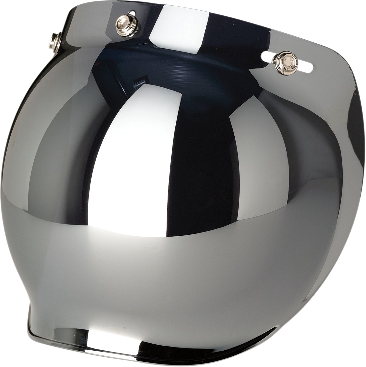 Z1R Bubble Shield Mirror for Drifter, Jimmy, Saturn Helmets - Mirror bubble shield for 3-snap Z1R helmets - Click Image to Close
