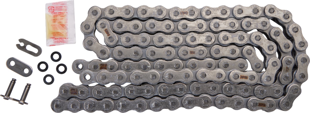 RK 520EXW XW-Ring Chain 110 Links Natural Off-Road - High-strength XW-ring chain, 110L, for off-road up to 750cc - Click Image to Close