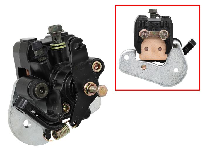 Bronco Rear Brake Caliper with Pads AT-05A14 - Rear brake caliper with pads for ATVs - Click Image to Close