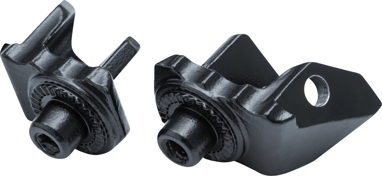 Kuryakyn Splined Peg Adapter Black Fits BMW - Click Image to Close
