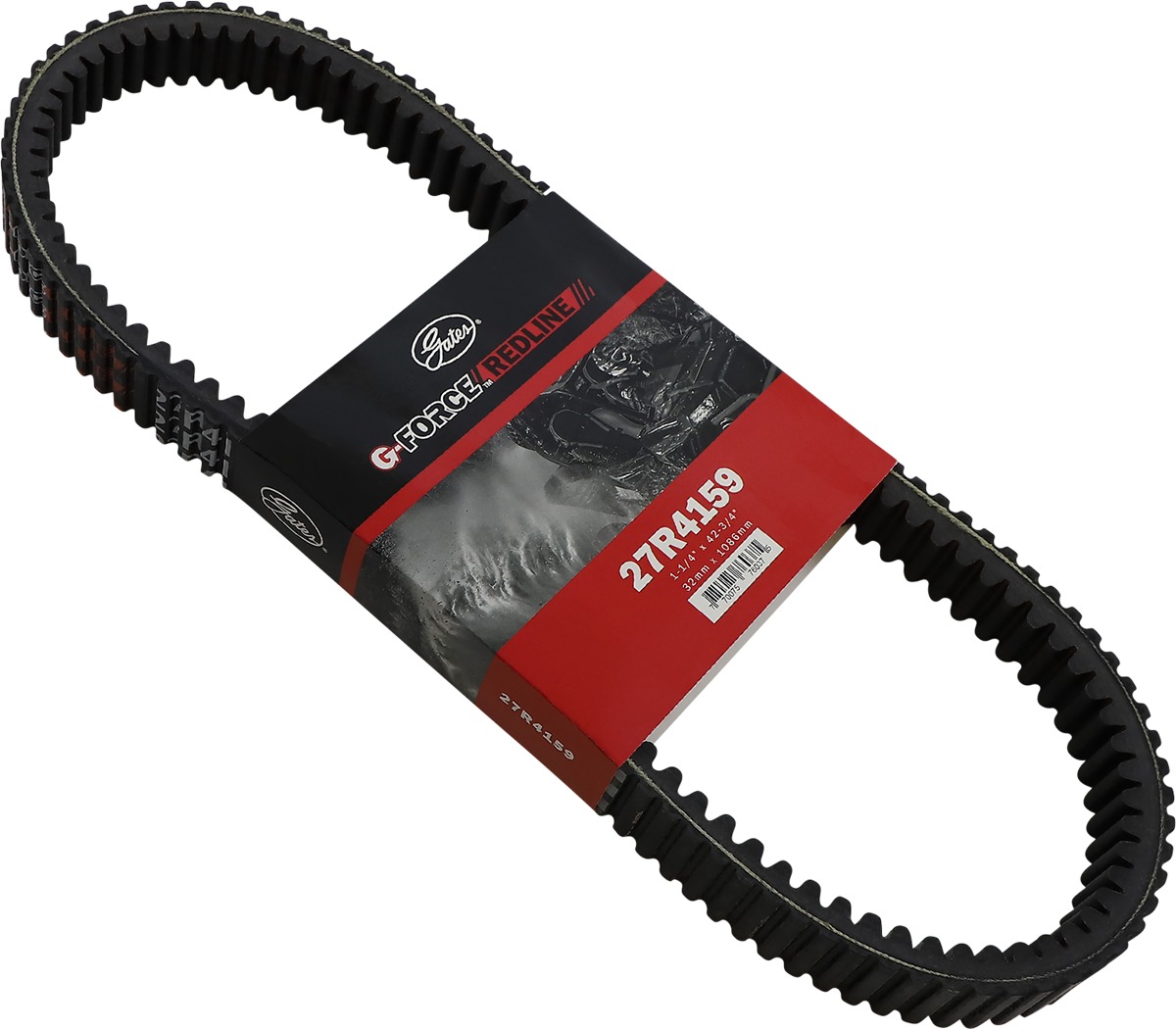 Gates G-Force Redline CVT Drive Belt 27R4159 For Polaris RZR/General XP 1000 - CVT drive belt for Polaris RZR & General XP 1000 - Click Image to Close