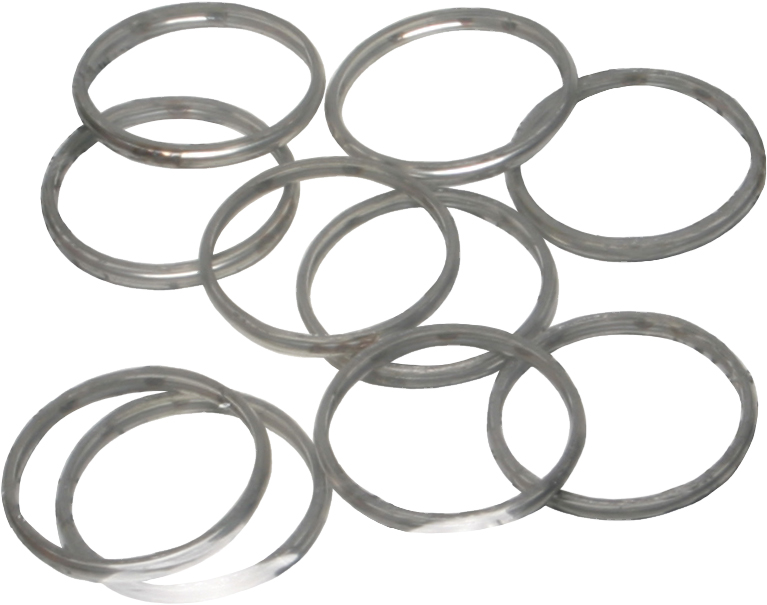 Cometic Exhaust Gasket Spiral Wound 10-Pack For Harley-Davidson - Spiral wound exhaust gasket 10-pack For Harley-Davidson - Click Image to Close