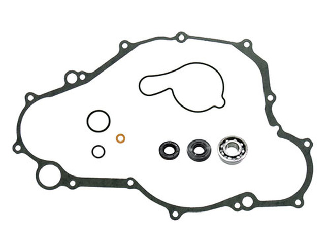 Bronco Water Pump Repair Kit AT-10053 - Complete water pump rebuild kit with shaft and bearings - Click Image to Close