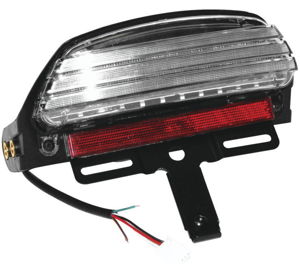 Letric Lighting Softail Replacement LED Taillight Clear