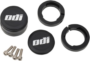 ODI Lock Jaw Clamps Black 4 Pack for 7/8 Inch Handlebars - Lock Jaw Clamps for ODI Lock-On Grips, Black 4 Pack