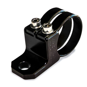 AXIA Horizontal Whip Mount .5in Black Adjustable Flag Mount - Adjustable whip mount, black, fits 0.5in bars