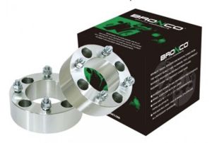 Bronco 2.5 Inch Wheel Spacer 4x156 10x1.25 Pair - 2.5 in wheel spacer 4x156 10x1.25 bolt pattern pair