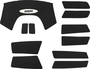 WSM Traction Mat Set Black For Yamaha GP800 GP760 GP1200 WaveRunner