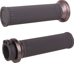 ODI Ruffian Lock-On Street Grips Graphite/Gun Metal 1 in Harley-Davidson