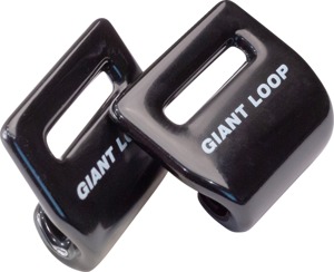 Giant Loop Fender Hooks Black Pair - Quick-mount hooks for fenders and racks
