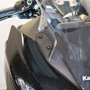New Rage Cycles Mirror Block Off Plates For Kawasaki Ninja 400 2018-2023 - Block off plates for Ninja 400 2018-2023