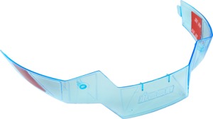 ICON Airflite Helmet Rear Spoiler Blue One Size - Replacement rear spoiler for ICON Airflite helmets