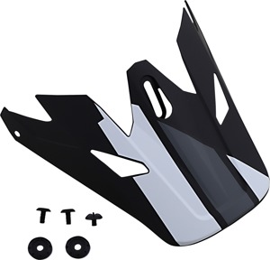 Z1R Rise Evac Helmet Visor Matte Black Gray White Adult - Replacement visor for Z1R Rise Evac helmet