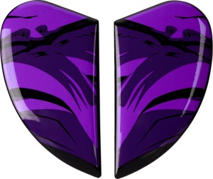 ICON Airform Helmet Side Plates Purple Manik'RR One Size - Replacement side plates for Icon Airform helmets