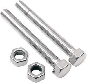 Colony Chrome Axle Adjusters For 93-99 HD Softail