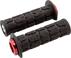 ODI Rogue Lock-On ATV/PWC Grip 125mm Black/Red - Lock-on grip 125mm Black/Red for ATV/PWC