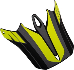 Z1R F.I. Hysteria Helmet Visor Kit Hi-Vis Yellow One Size - Replacement visor for Z1R F.I. Hysteria helmets