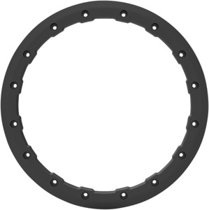 AMS Roll'n 106 Replacement Beadlock Ring Black Matte 14in - Fits Roll'n 106 wheels For UTVs