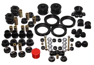 Energy Suspension Hyper-Flex Master Bushing Set Black Fits 96-00 Civic/CRX