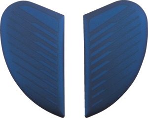 ICON Airform Helmet Side Plates Counterstrike Blue One Size - Replacement side plates for ICON Airform helmets