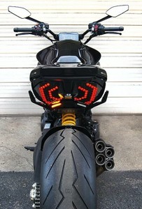 New Rage Cycles Fender Eliminator Kit For Ducati Diavel V4 2023+ - Tail tidy kit for Ducati Diavel V4 2023 and newer