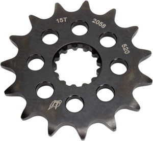 Driven 520 Steel Front Sprocket 15T Black for For 06-22 Kawasaki Yamaha