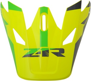 Z1R Rise Helmet Visor Hi-Vis Yellow Adult One Size - Replacement visor for Z1R Rise helmets