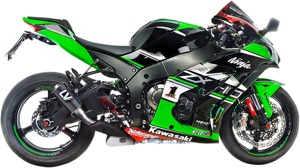 LeoVince LV-10 Slip-On Muffler Kawasaki Ninja ZX-10R/RR 2017-2024 - Slip-on carbon muffler for Ninja ZX-10R/RR 2017-2024