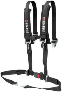 4 Point Beard Safety Harness 2" with Pads Auto Style Buckle