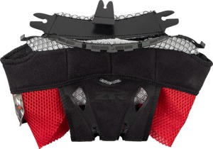 Z1R Youth F.I. Helmet Liner Medium Black/Red - Replacement liner for Z1R Youth F.I. helmets