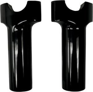 Buffalo Straight Handlebar Risers 4" Gloss Black