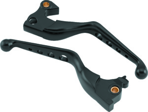 Bikers Choice Black O Series Holed Lever Set For 14-Up XL - Original lever set For 2014-up XL models