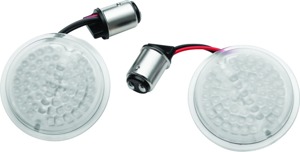 Kuryakyn Luminez LED Rear Turn Signal Insert 1157 Red â€“ Pair