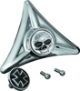 Kuryakyn License Plate Mounting Hole Covers Zombie Chrome - Chrome hole covers for relocated license plates